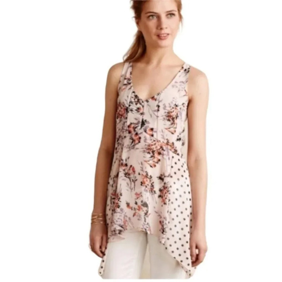 Anthropologie Vanessa Virginia Garden Pop Blouse - Picture 2 of 7